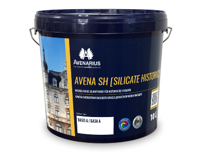 Краска AVENA SH [SILICATE HISTORIC] силикатная для исторических фасадов